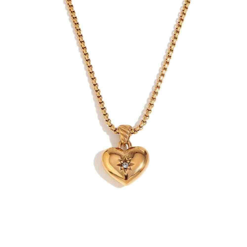 Heart Zircon Necklace