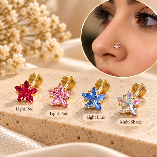 Colorful NoseRing Set (4Pcs)