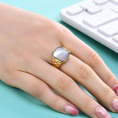 White Square Ring