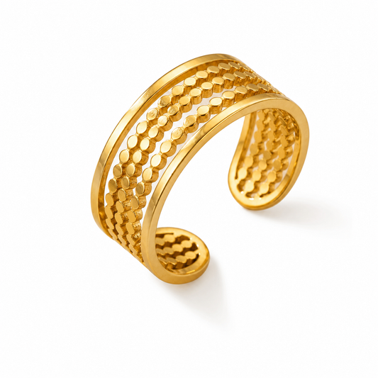 Spiral Layered Ring