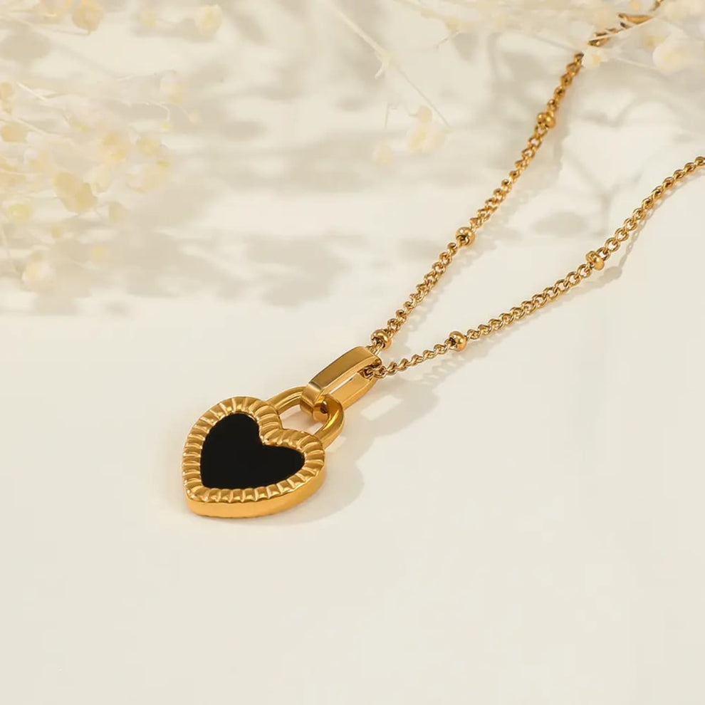 Dual Sided Heart Necklace