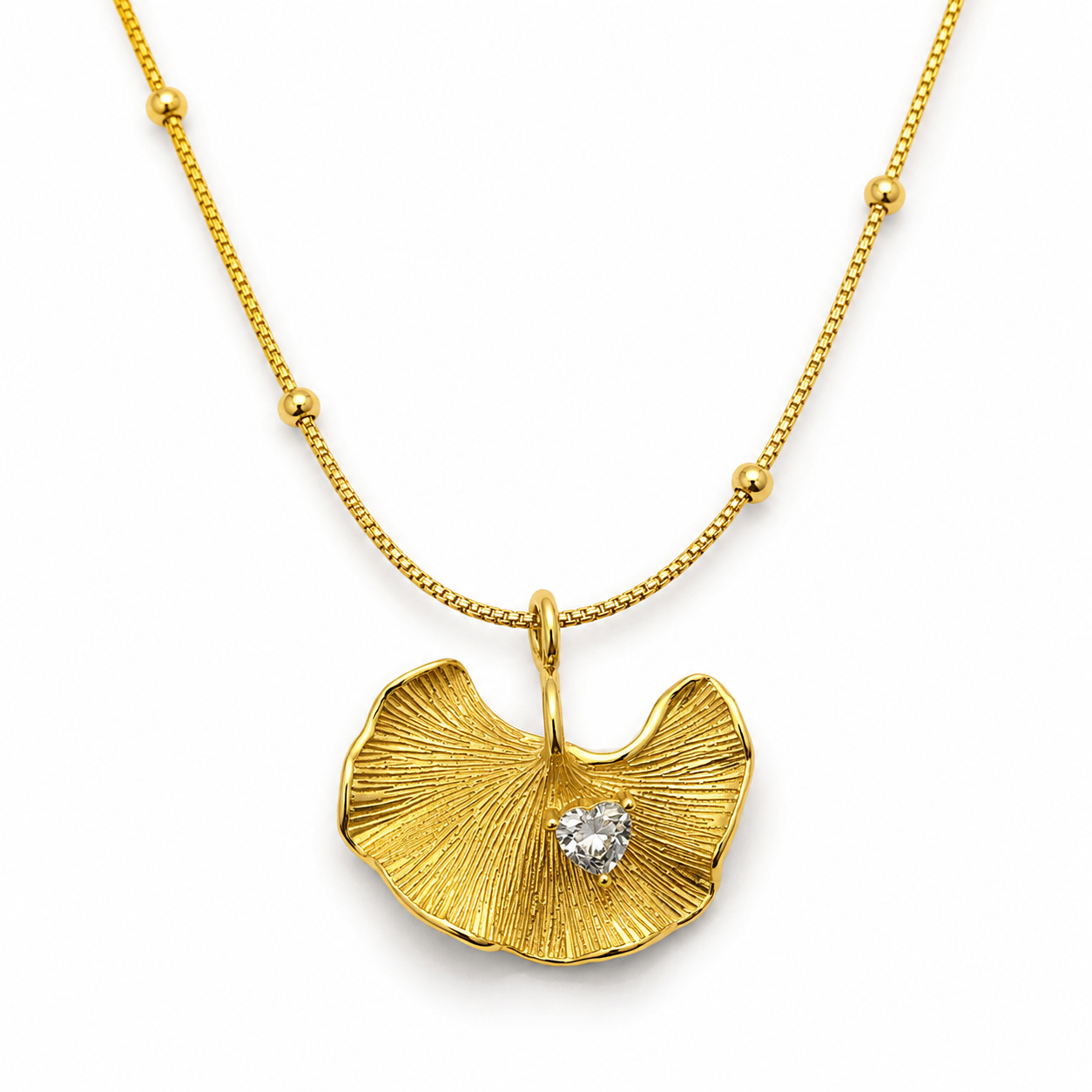 Biloba Leaf Necklace