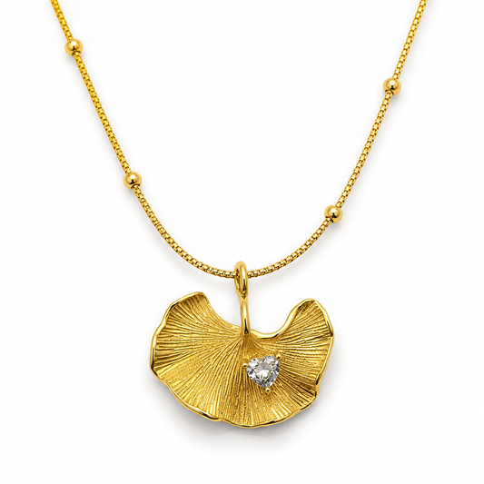 Biloba Leaf Necklace