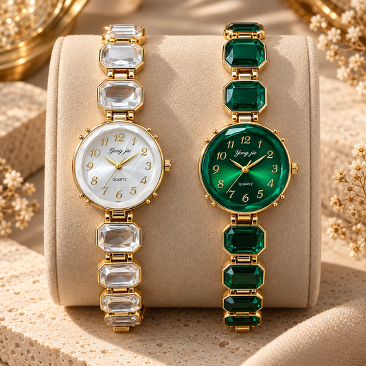 Circle Zircon Watch