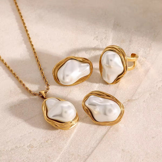 3Pc Mother Pearl Set