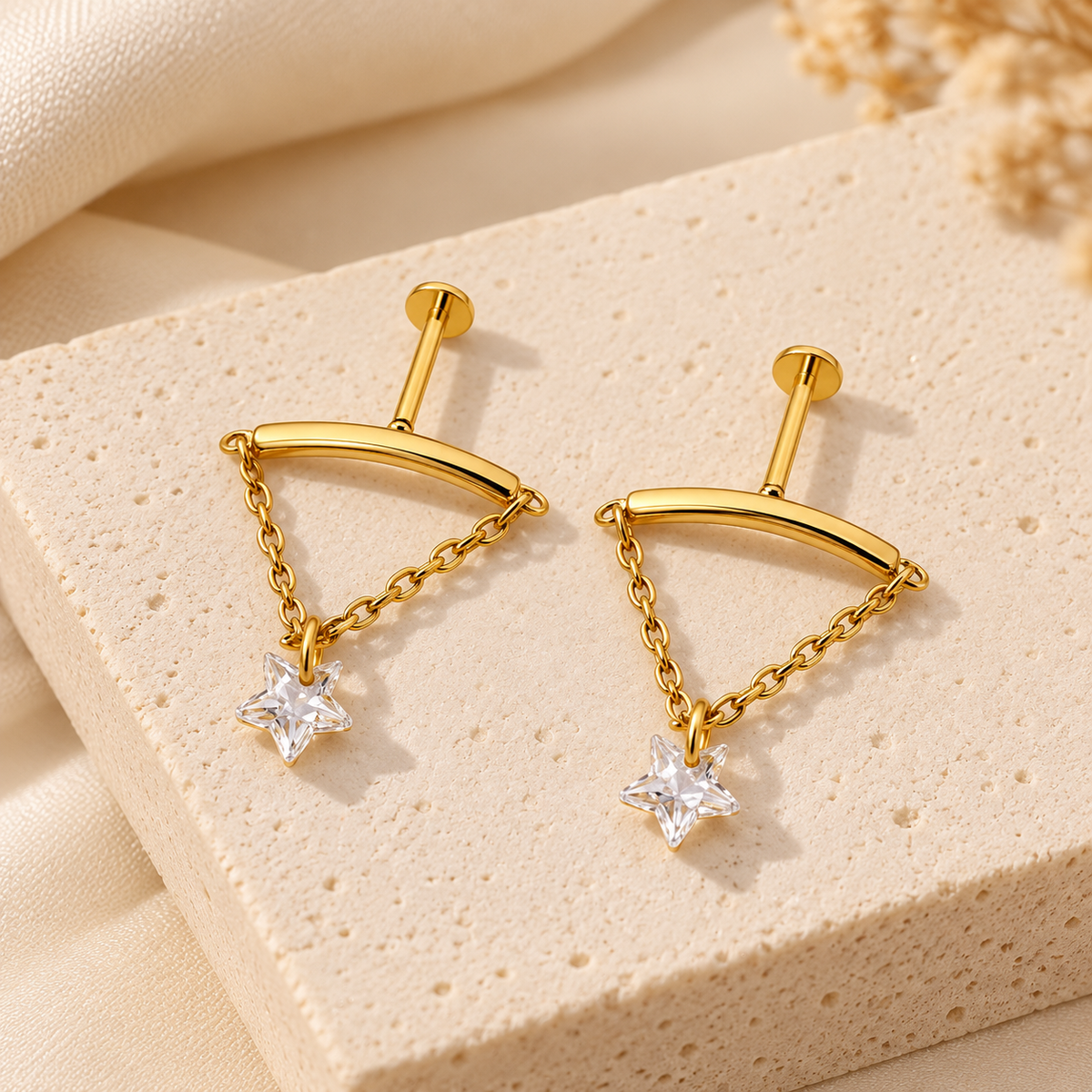 Piercing Star Tops (Pair)
