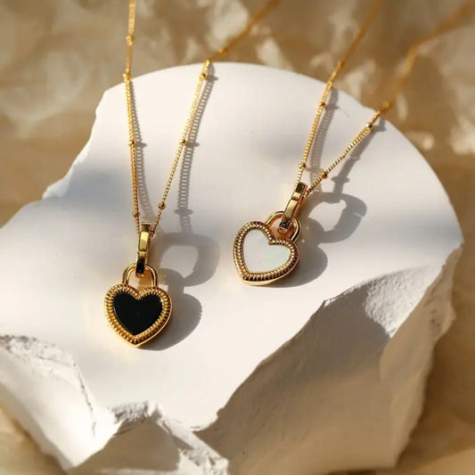 Dual Sided Heart Necklace
