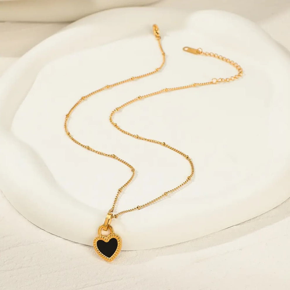 Dual Sided Heart Necklace