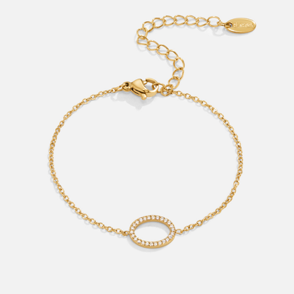 Oval Crystal Bracelet