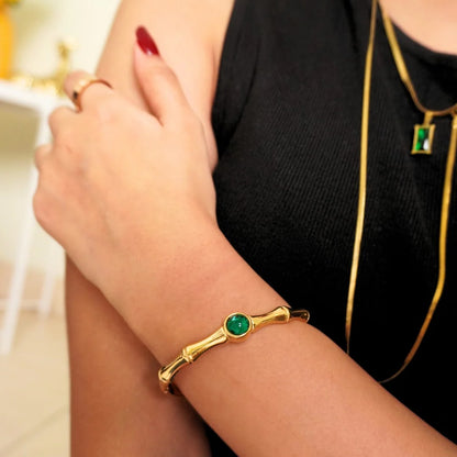 Emerald Bone Handcuff
