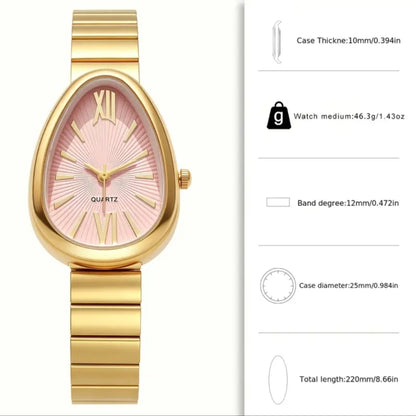 Retro Oval Watch (Green)