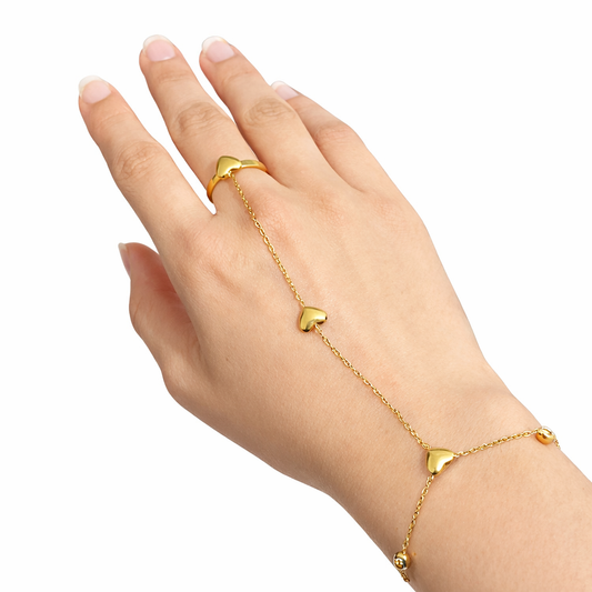 Heart Anja Ring Bracelet