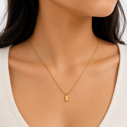 Gold Bar Necklace