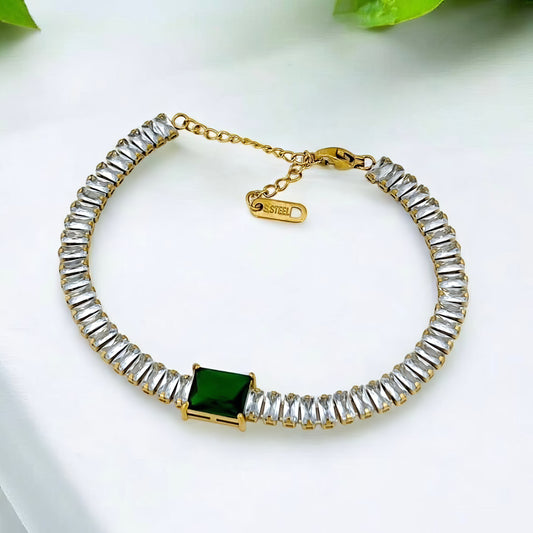 Emerald Stone Bracelet