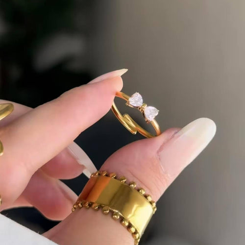 Infinity Bow Ring (Adjustable)