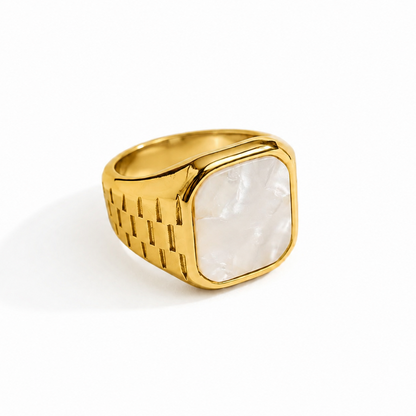 White Square Ring
