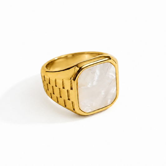 White Square Ring