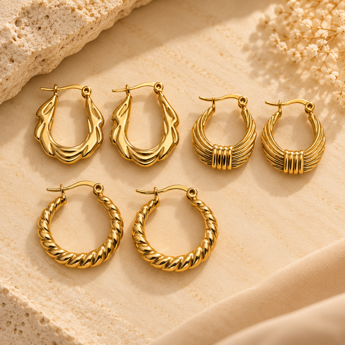 Earrings Combo( 3 Pairs)