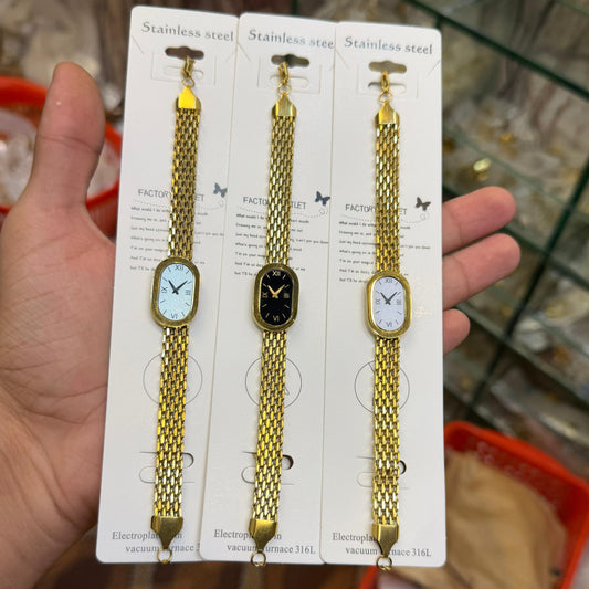 Rowena Watch Style Bracelet (Premium Quality)