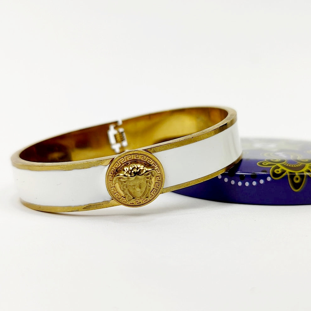 Brand Handcuff White
