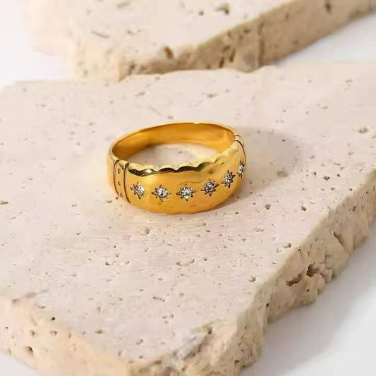 Milas Ring Diamentees