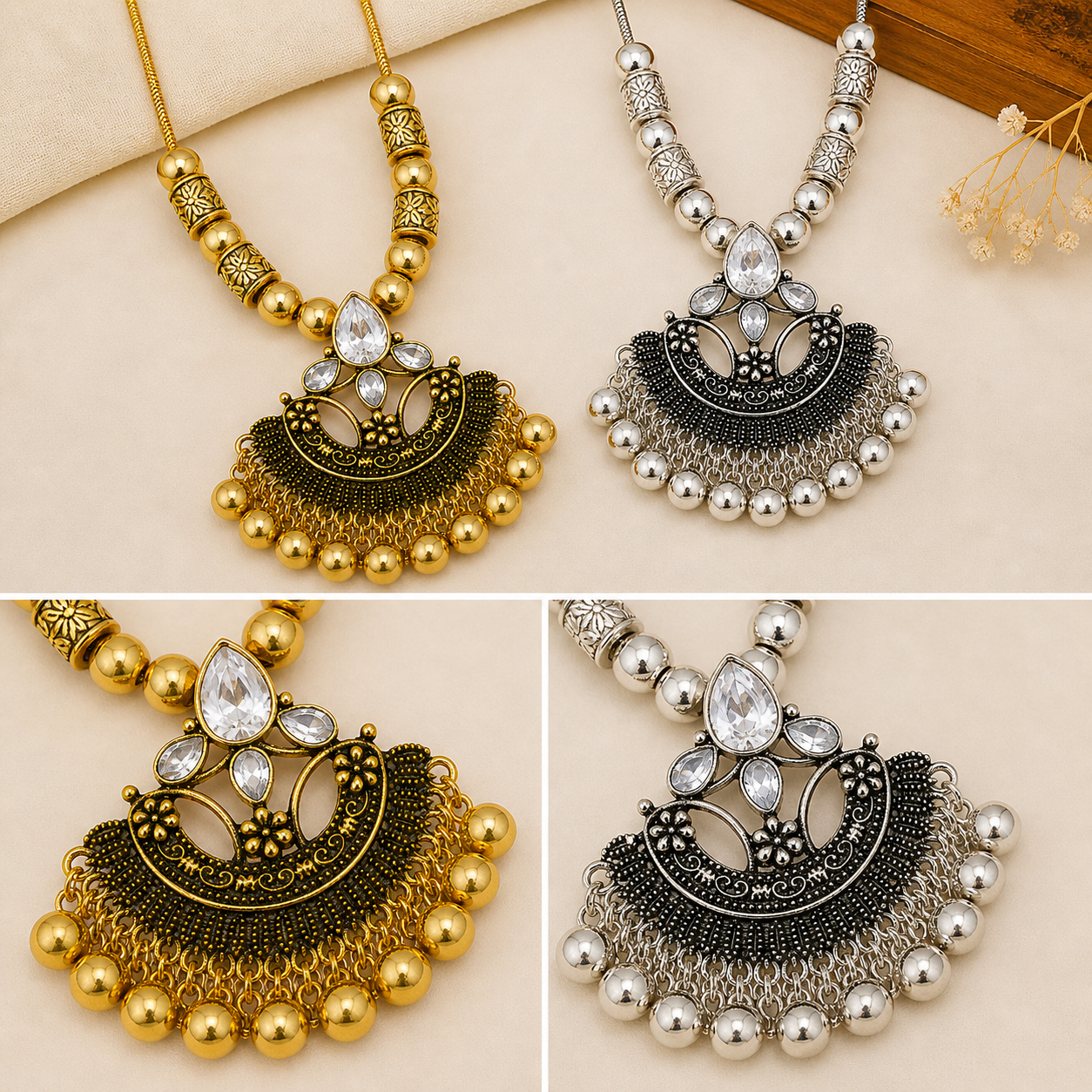 Vintge Oxidized Necklace