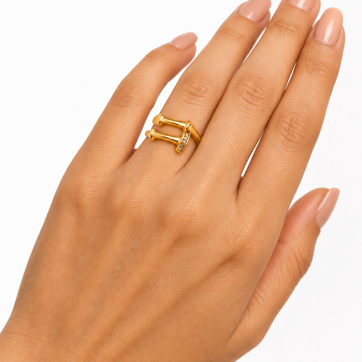 Bone Snake Ring (Adjustable)