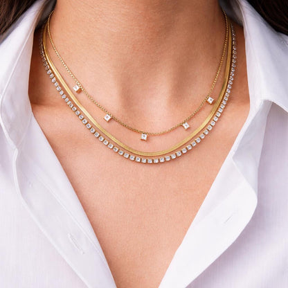 Klimt Trio Layered Necklace
