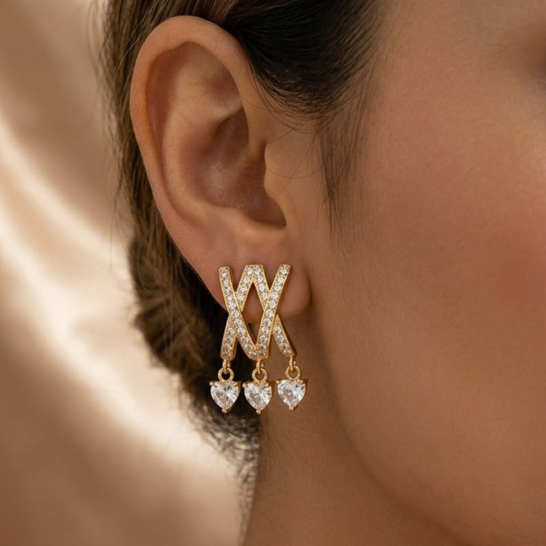 Heart XX Earrings