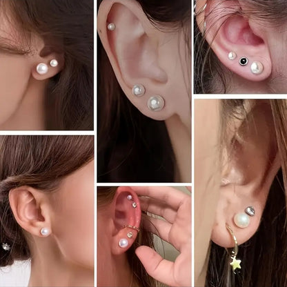 Pearl Studs Earrings (Stainless steel)