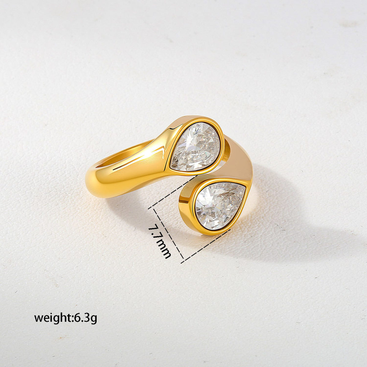 Dual Diamond Ring