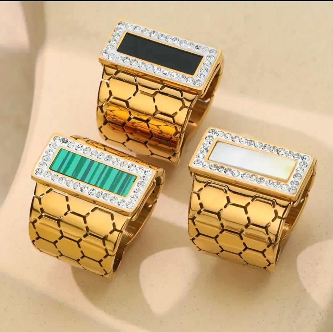 Bulky Cutwork Ring (Adjustable)