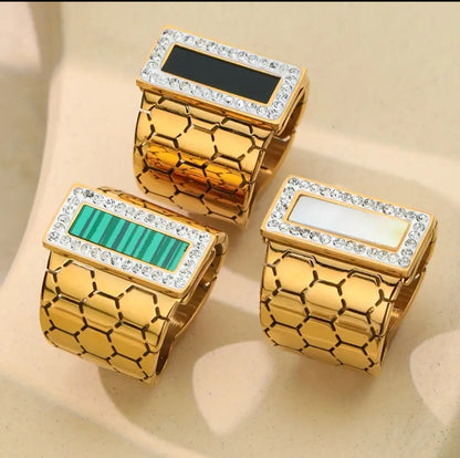 Bulky Cutwork Ring (Adjustable)