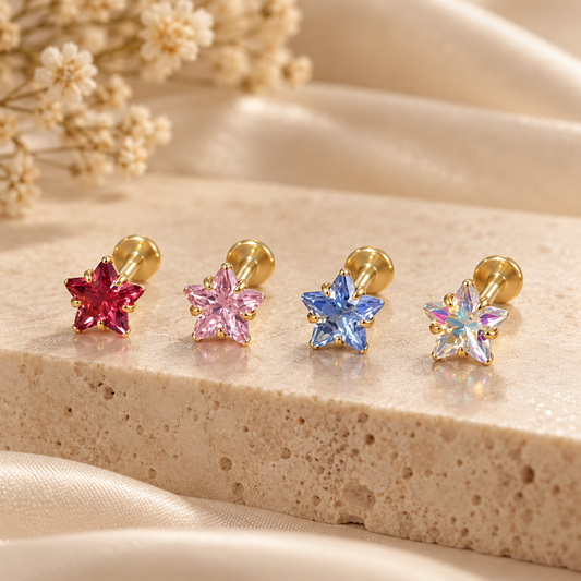 Colorful NoseRing Set (4Pcs)