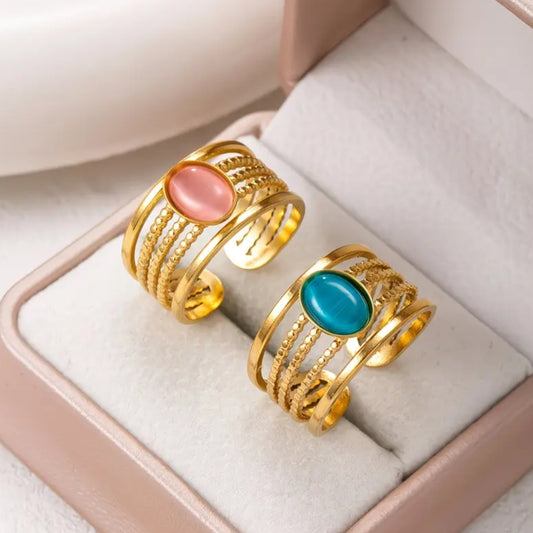 Cat Eye Stone Ring