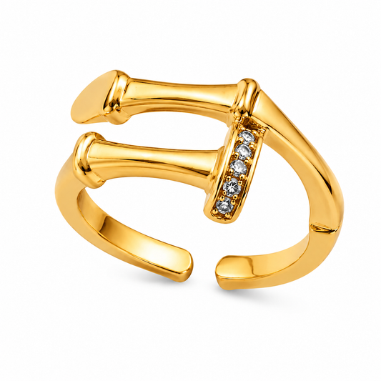 Bone Snake Ring (Adjustable)