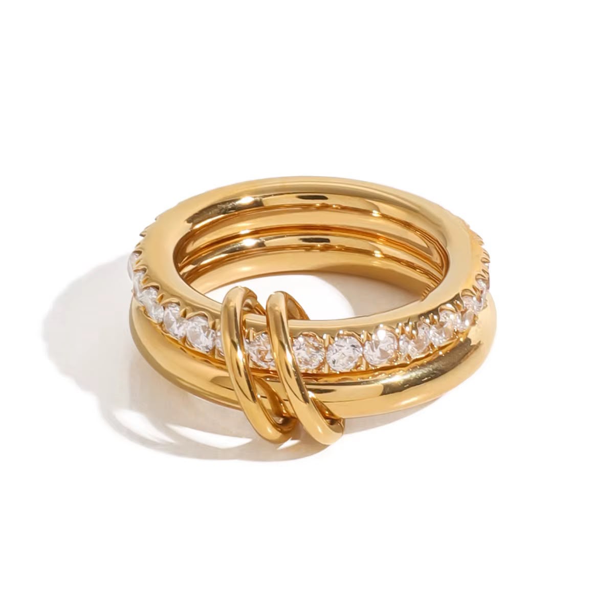 Duo Crystal Ring