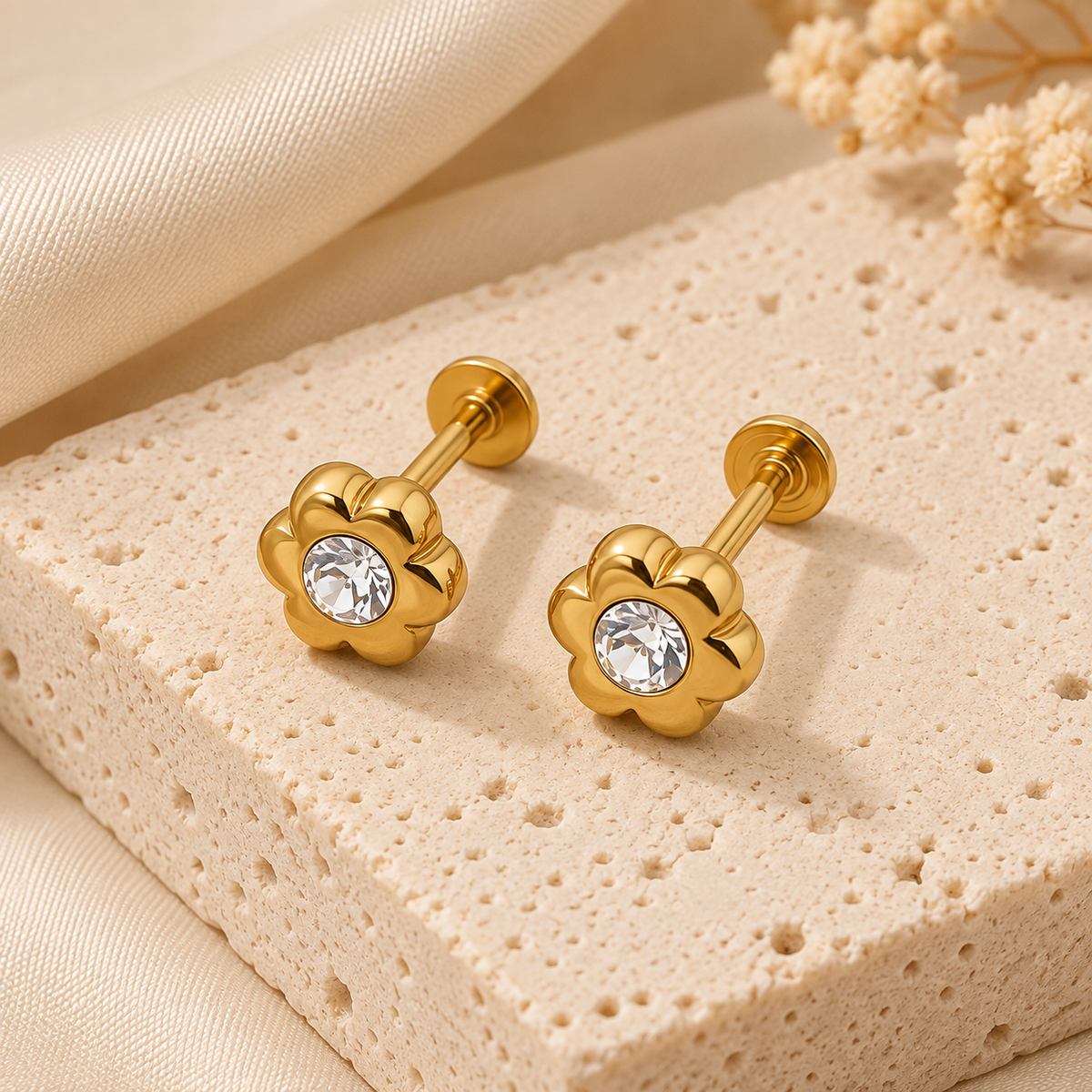 Piercing Diamond Tops (Pair)