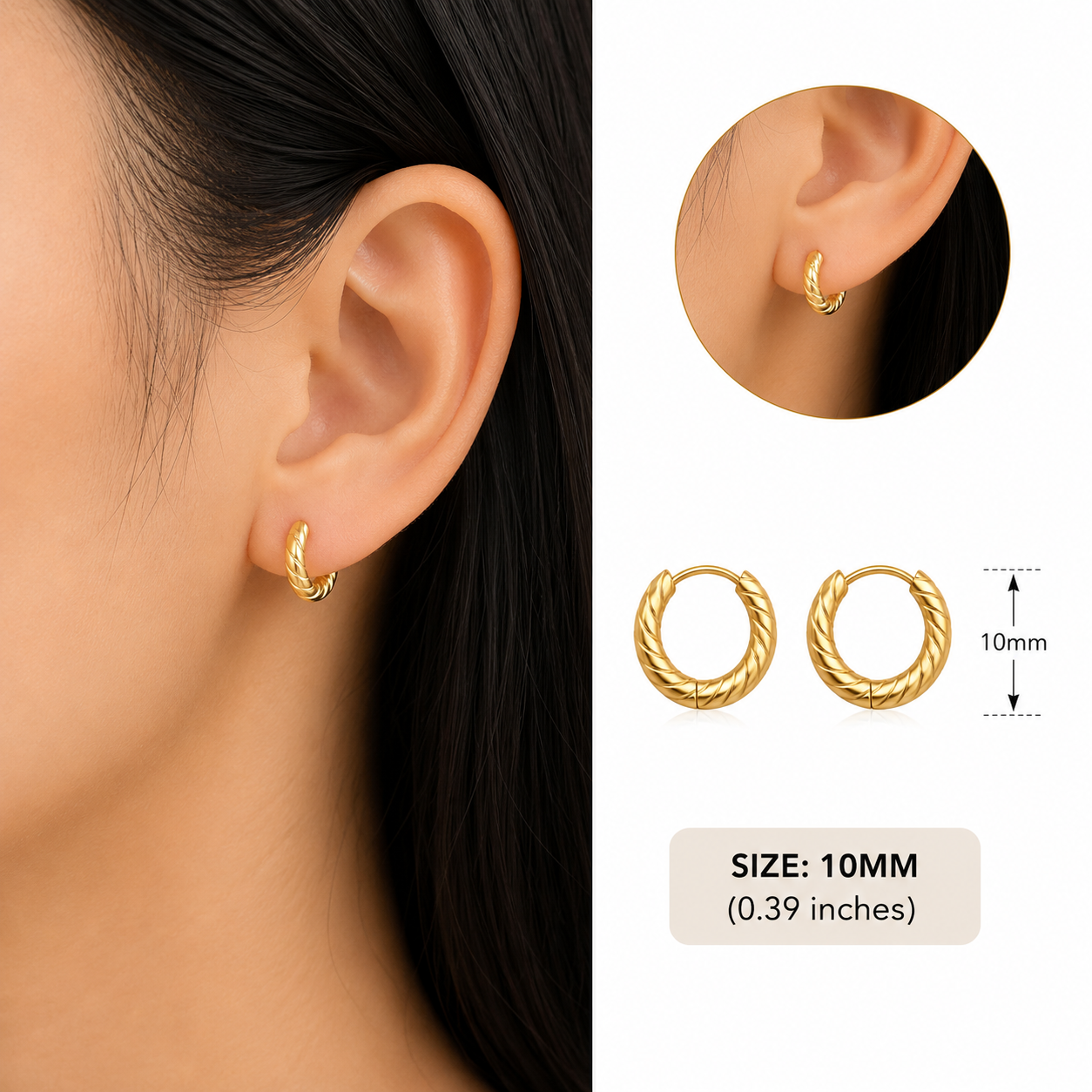 Spiral Mini Hoops (Balia)