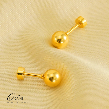 Ball Studs Earrings (Stainless steel)