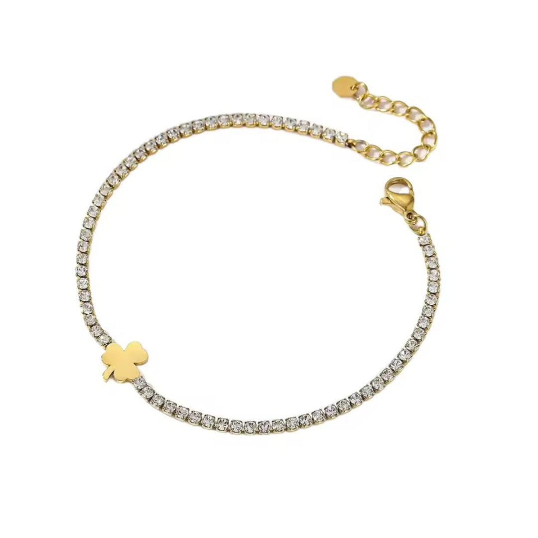 Leaf Charm Bracelet