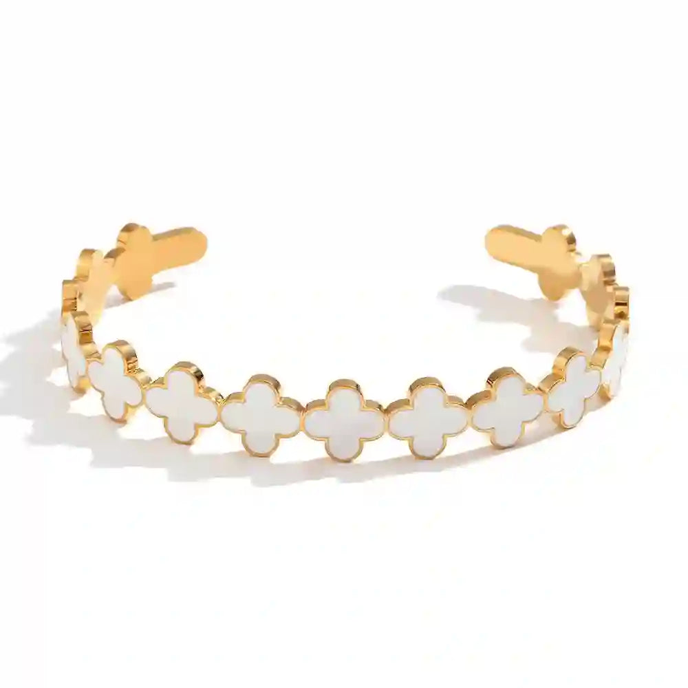 Clover Handcuff White (Adjustable)