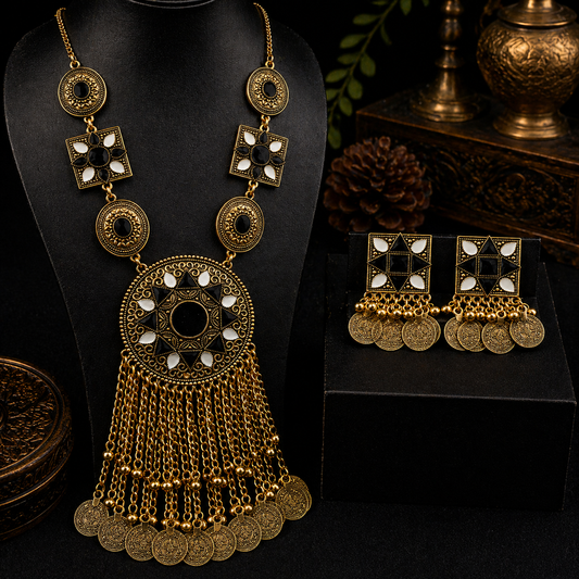 Noor-e-Zar Oxidized Set