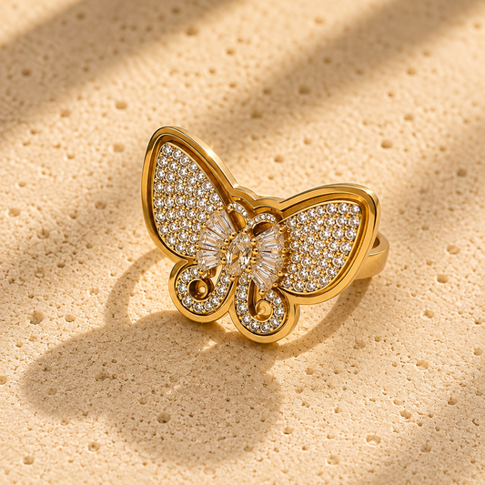 Dawn Butterfly Ring (Adjustable)